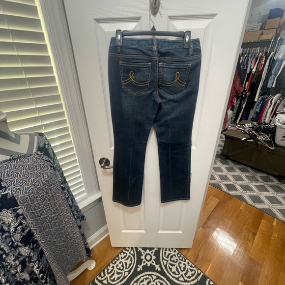Ann Taylor loft jeans boot cut size 0 petite - Picture 6 of 9